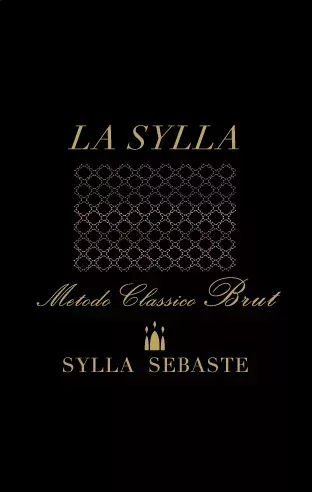Classic method sparkling brut La Sylla - Sylla Sebaste (label)