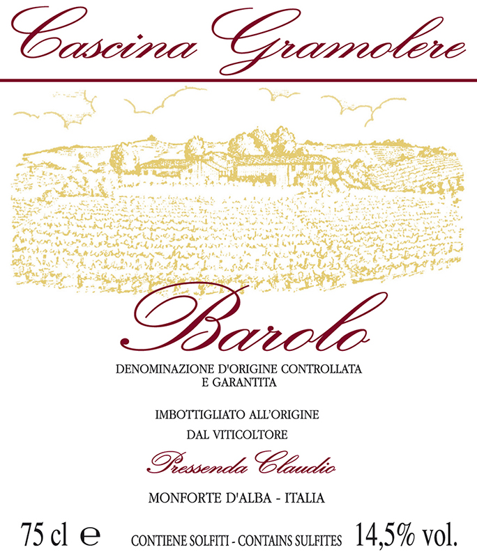 Barolo DOCG 2009 - Gramolere - Label