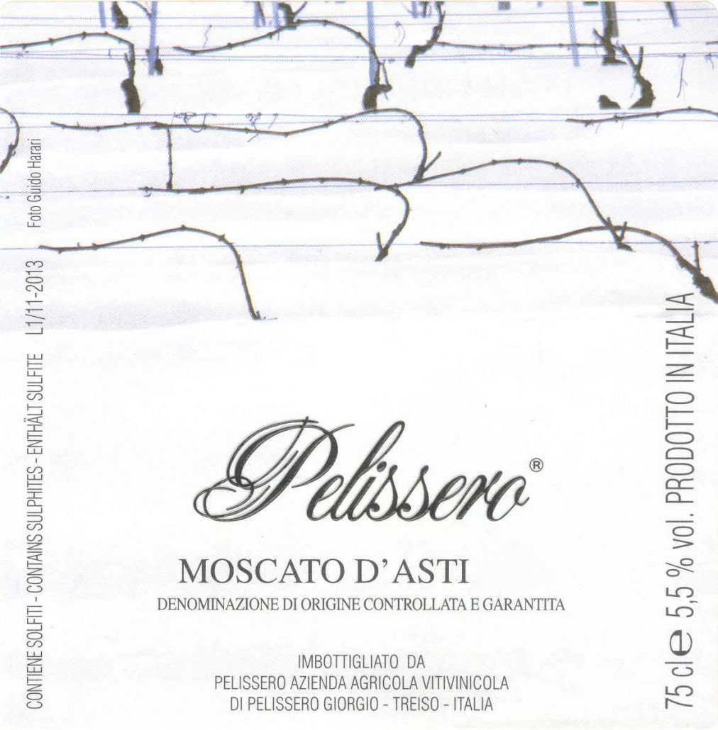 Moscato d'Asti DOCG - Pelissero (label)