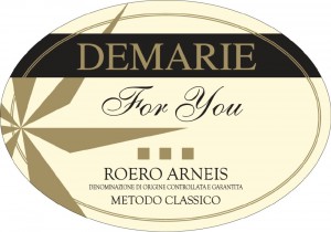 Roero Arneis DOCG Spumante For You - Demarie (etichetta)
