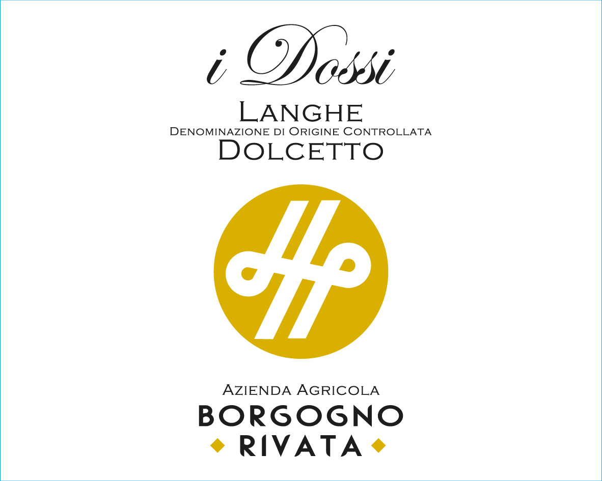 Langhe Dolcetto DOC - Borgogno Rivata (etichetta)