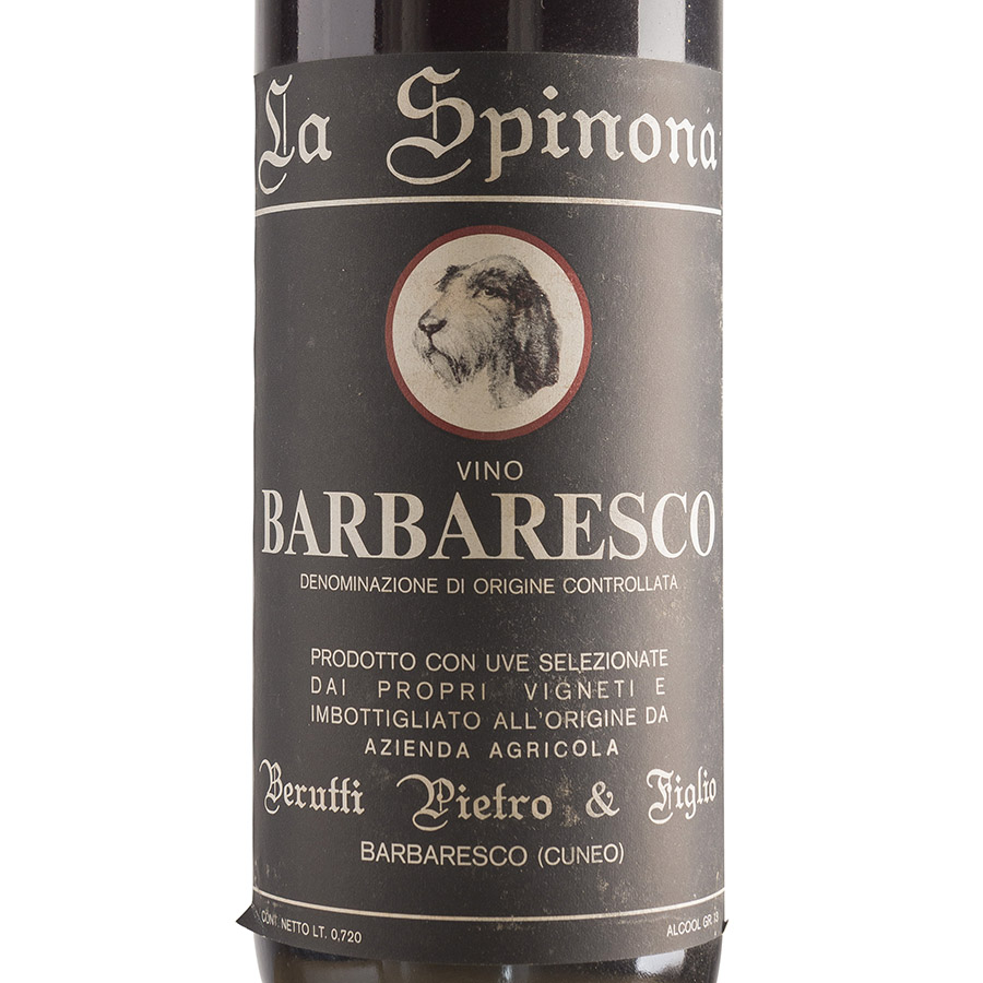 Barbaresco 1968 - La Spinona (label)