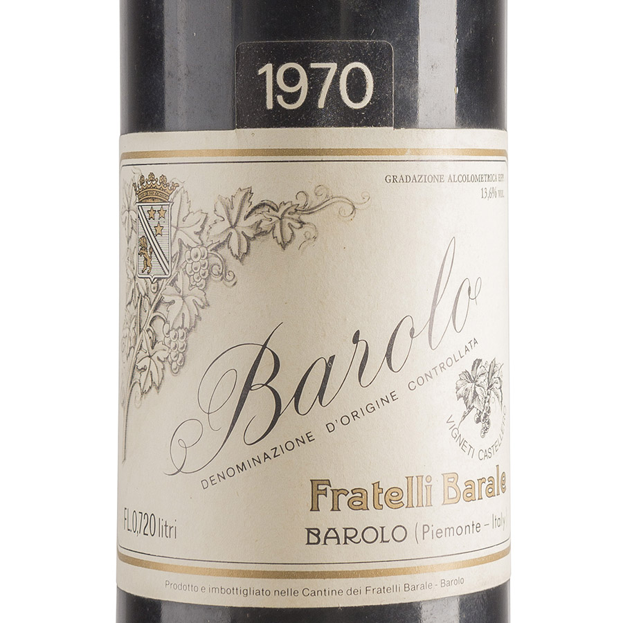 Barolo 1970 - Fratelli Barale (etichetta)