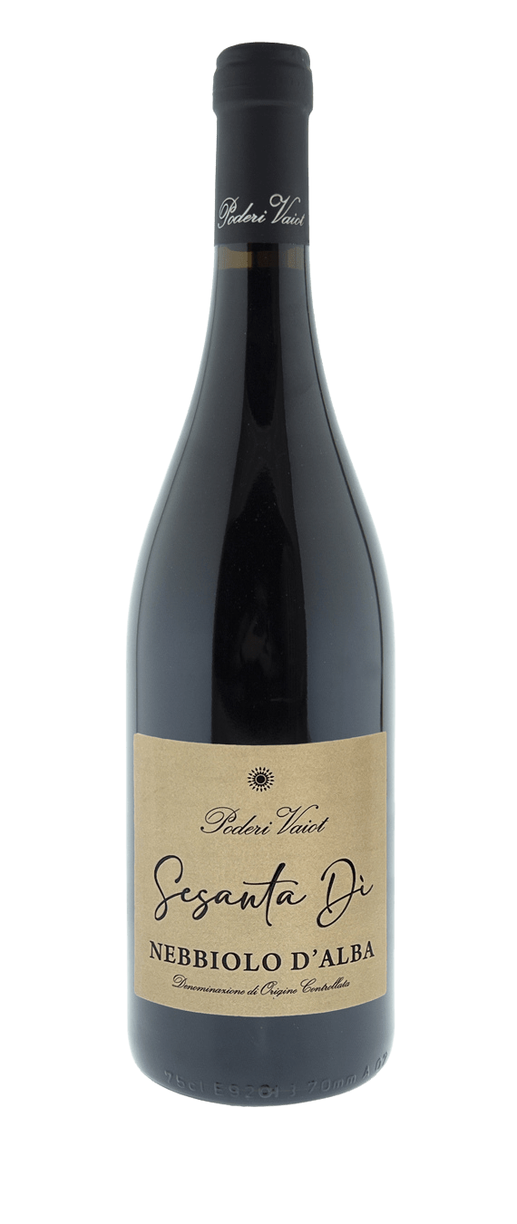Nebbiolo d'Alba Sesanta dì - Poderi Vaiot (bottiglia)