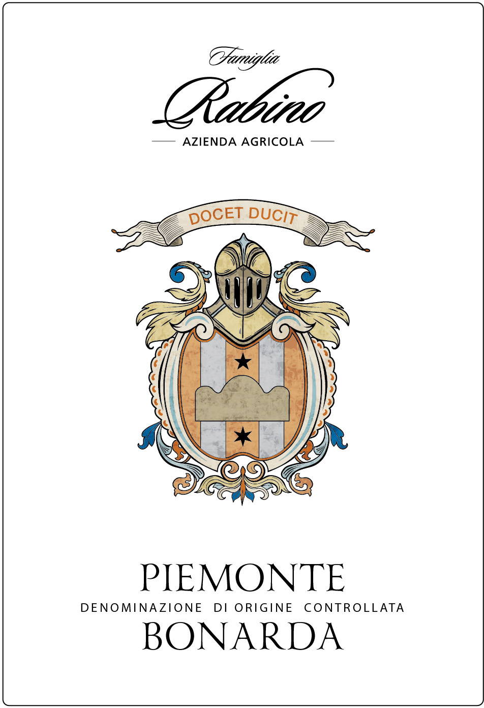 Piemonte Bonarda DOC - Rabino Luigi (etichetta)
