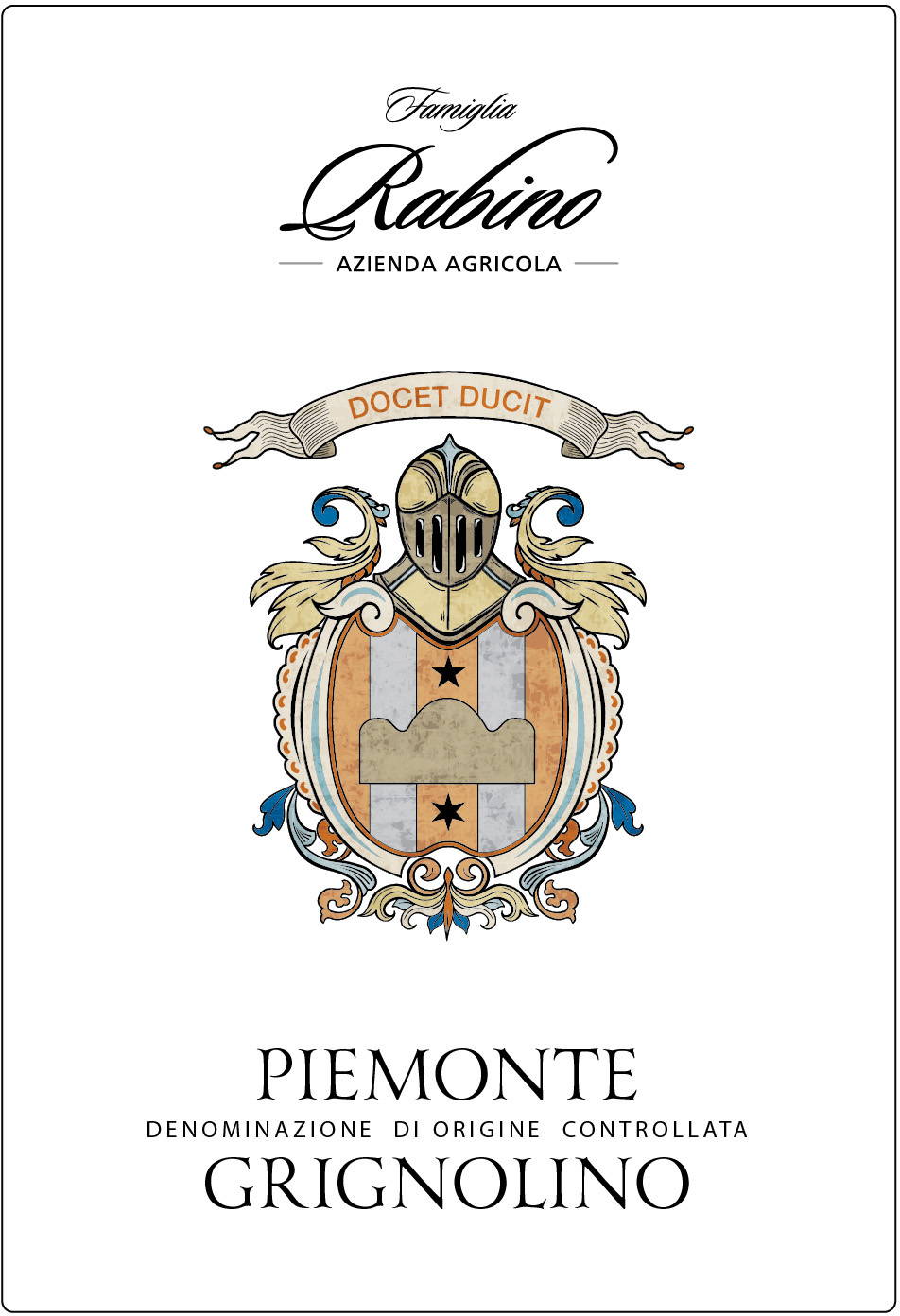Piemonte Grignolino DOC - Rabino Luigi (etichetta)