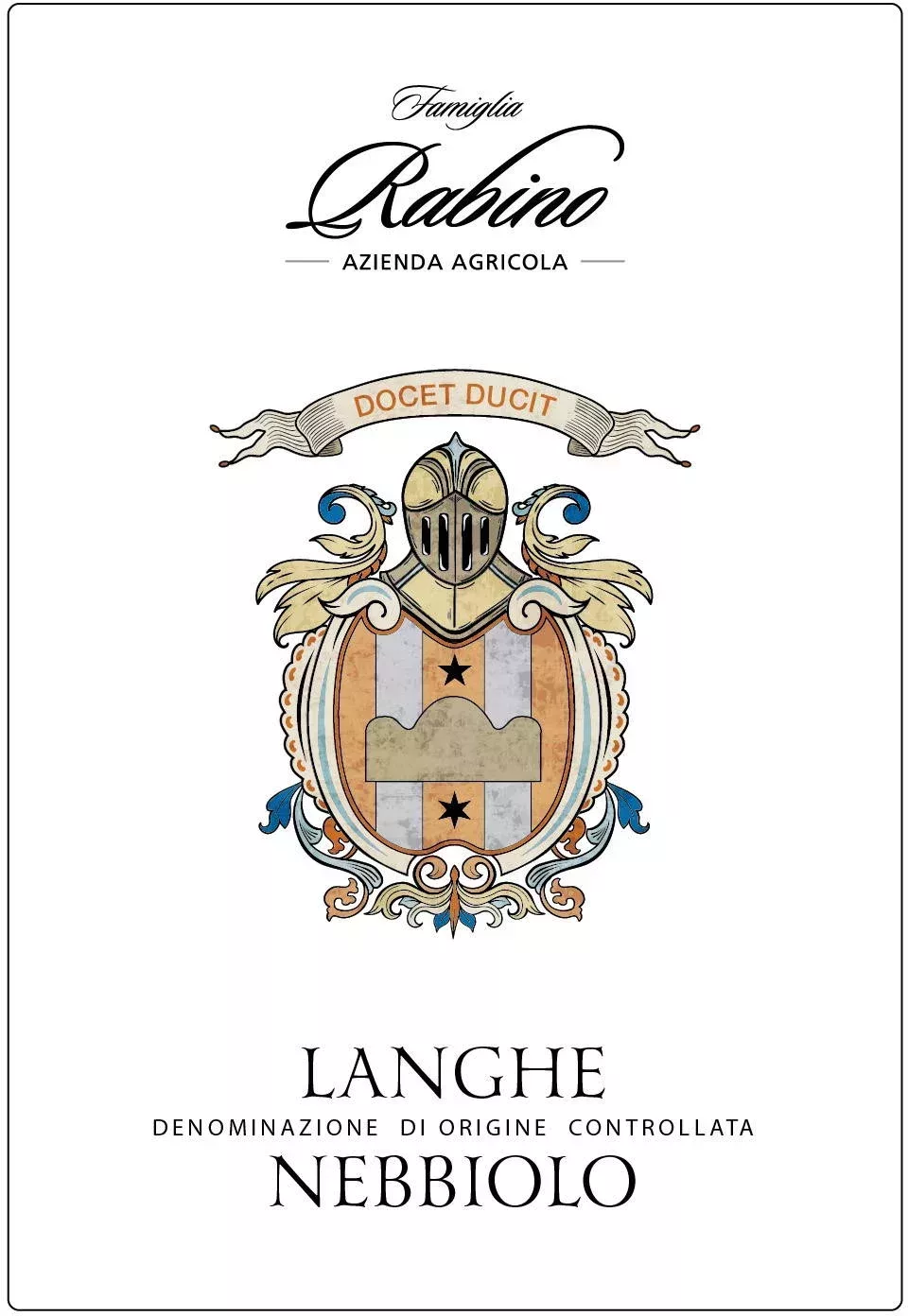 Langhe Nebbiolo DOC - Rabino Luigi (label)