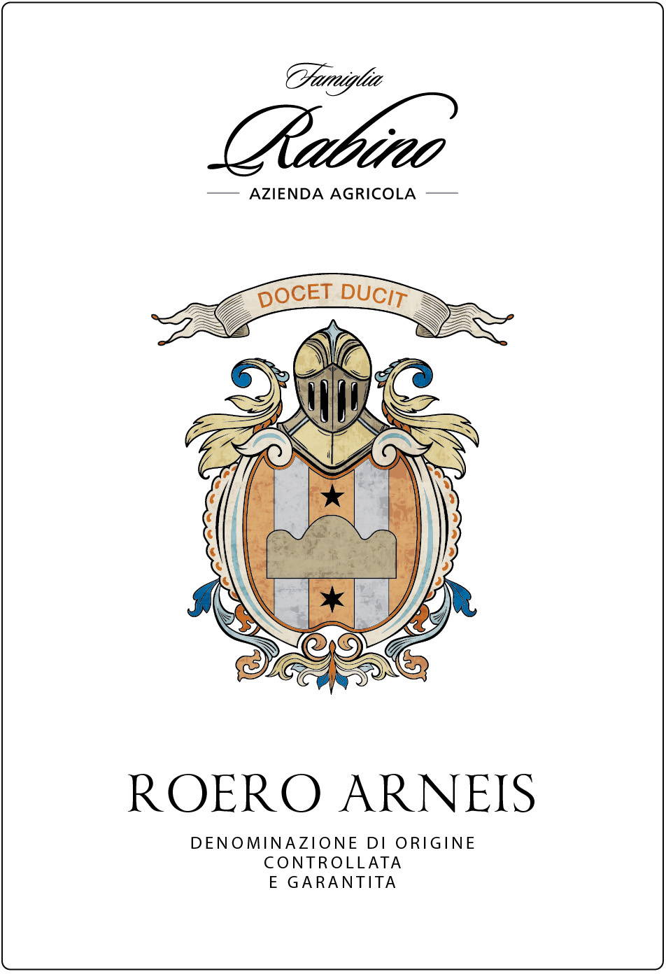 Roero Arneis DOCG - Rabino Luigi (etichetta)
