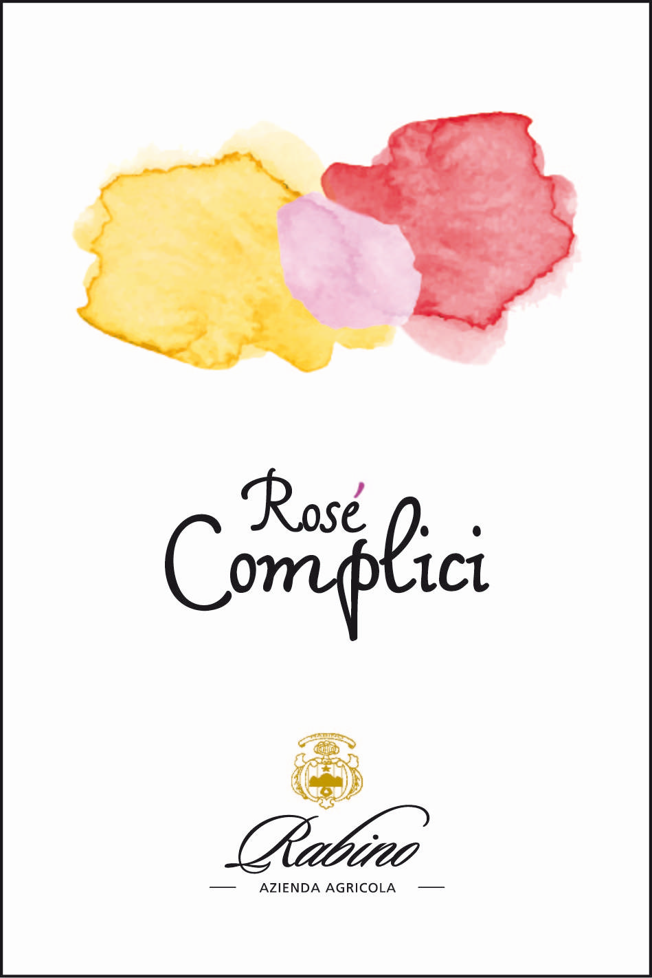 Vino Rosato Complici - Rabino Luigi (label)