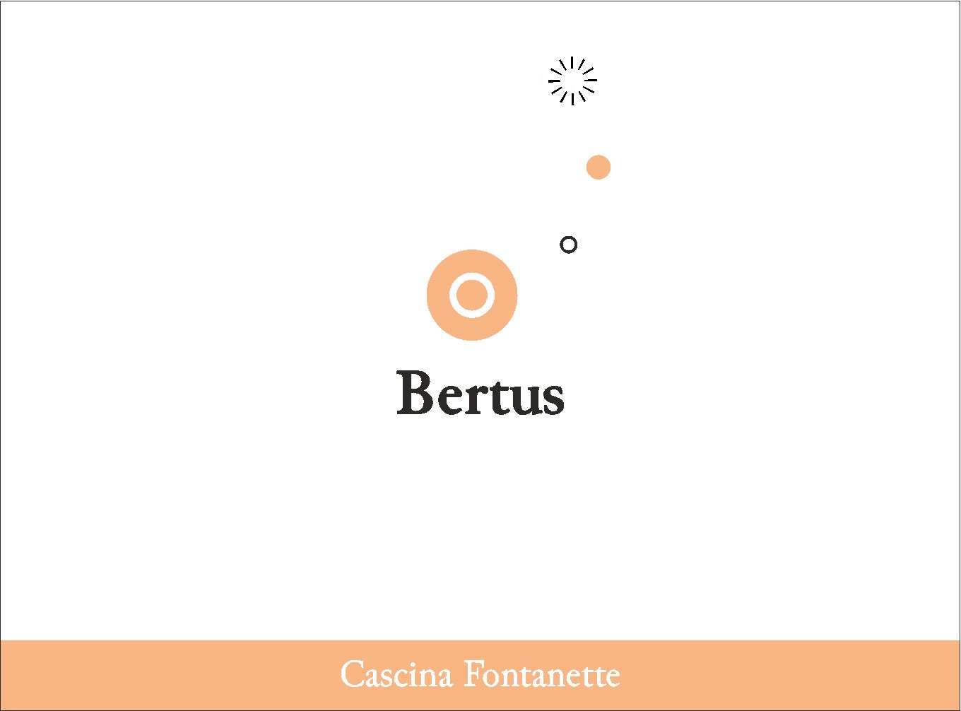 Vino bianco Bertus - Cascina Fontanette (etichetta)