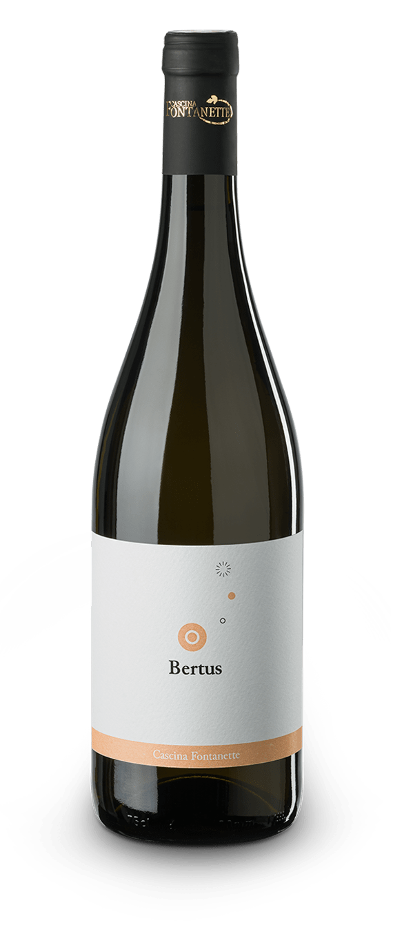 Vino bianco Bertus - Cascina Fontanette (bottle)