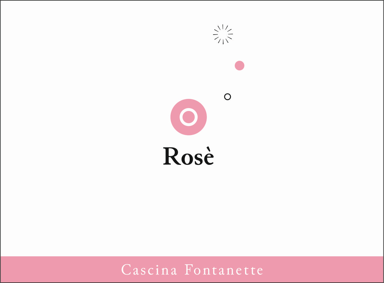 Vino Rosato Rosé - Cascina Fontanette (etichetta)