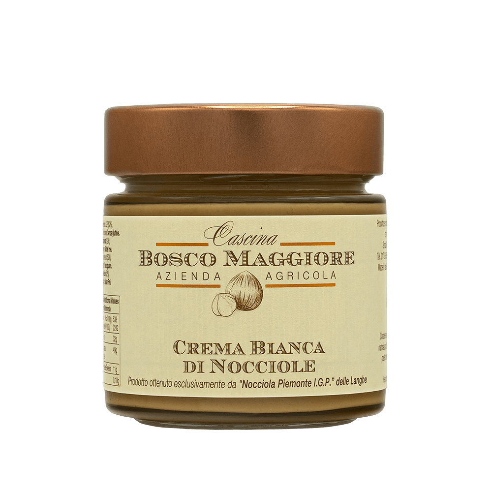 White Spreadable Cream with Hazlenuts - Cascina Bosco Maggiore