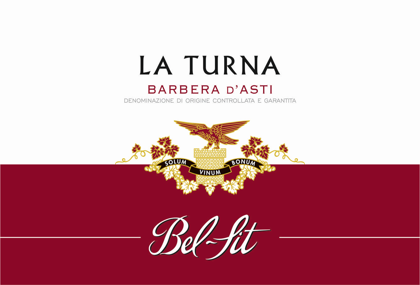Barbera d'Asti DOCG La Turna 2018 - Bel Sit (label)
