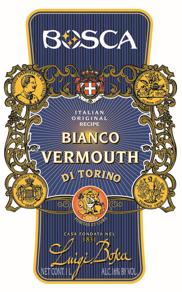 Vermouth di Torino Bianco - Bosca (etichetta)