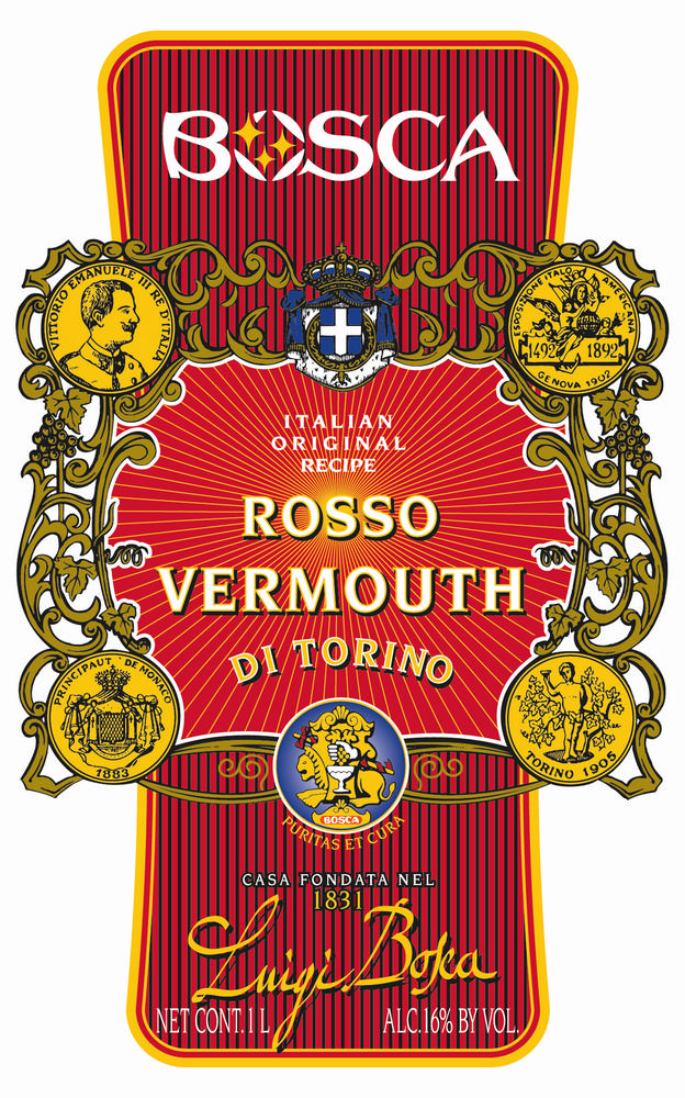 Vermouth di Torino Rosso - Bosca (label)