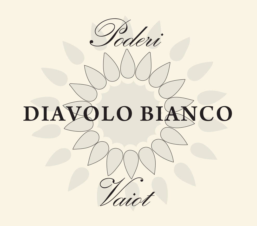 Langhe Bianco DOC Diavolo Bianco 2020 - Poderi Vaiot (etichetta)