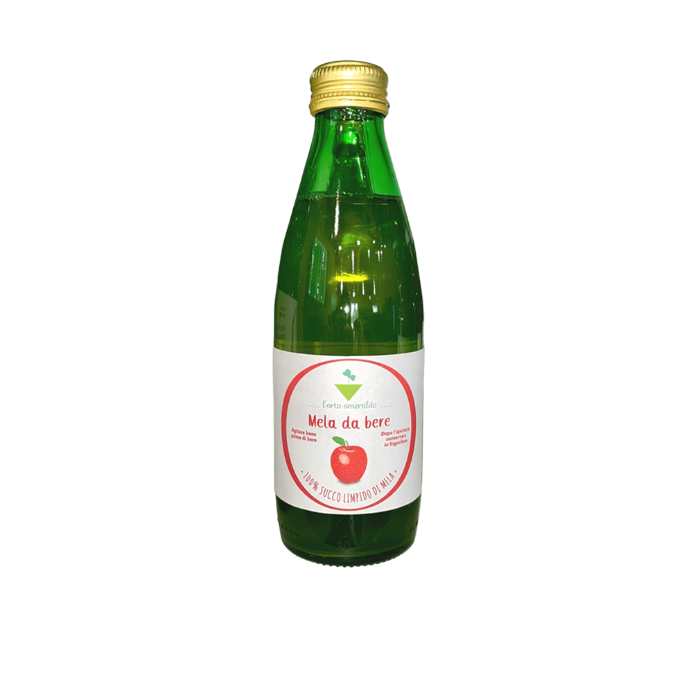 Succo limpido di mela - Orto Smeraldo (bottiglia 250 ml)