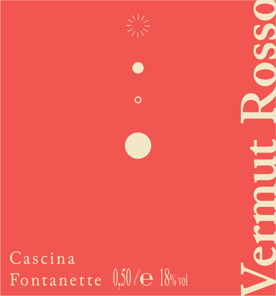 Vermut Rosso - Cascina Fontanette (label)