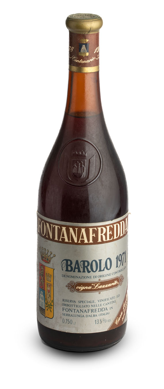 Barolo Lazzarito 1971 – Fontanafredda (bottle)