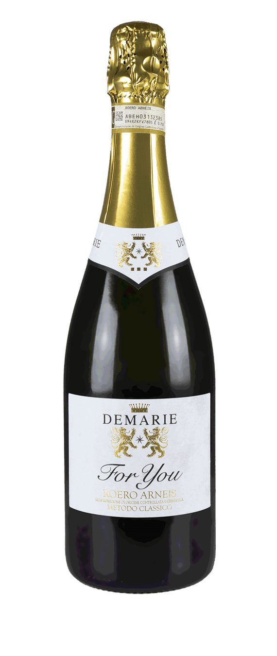 Roero Arneis DOCG Spumante Extra Brut For You – Demarie (bottiglia) Roero Arneis DOCG Spumante Extra Brut For You - Demarie (bottiglia)