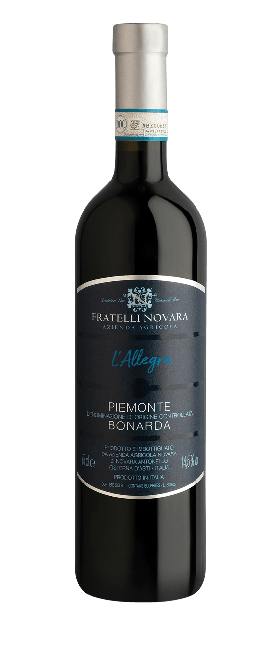 bonarda_allegra_fratelli_novara Piemonte DOC Bonarda L'Allegra - Fratelli Novara (bottiglia)