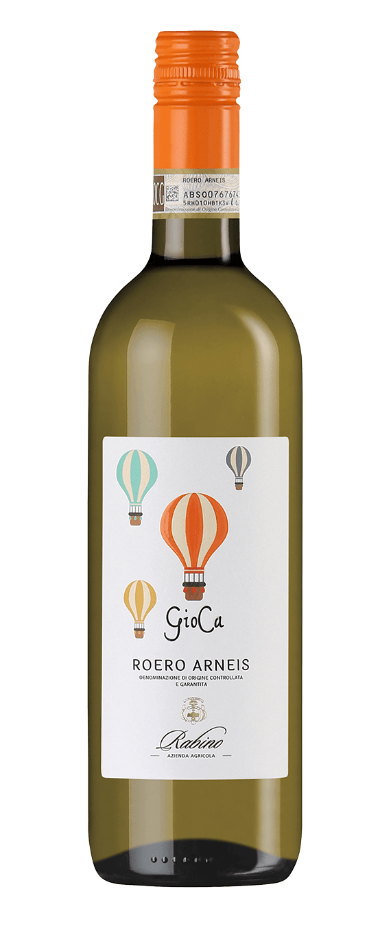 Roero Arneis DOCG Gioca – Rabino Luigi (bottle) Roero Arneis DOCG Gioca - Rabino Luigi (bottle)