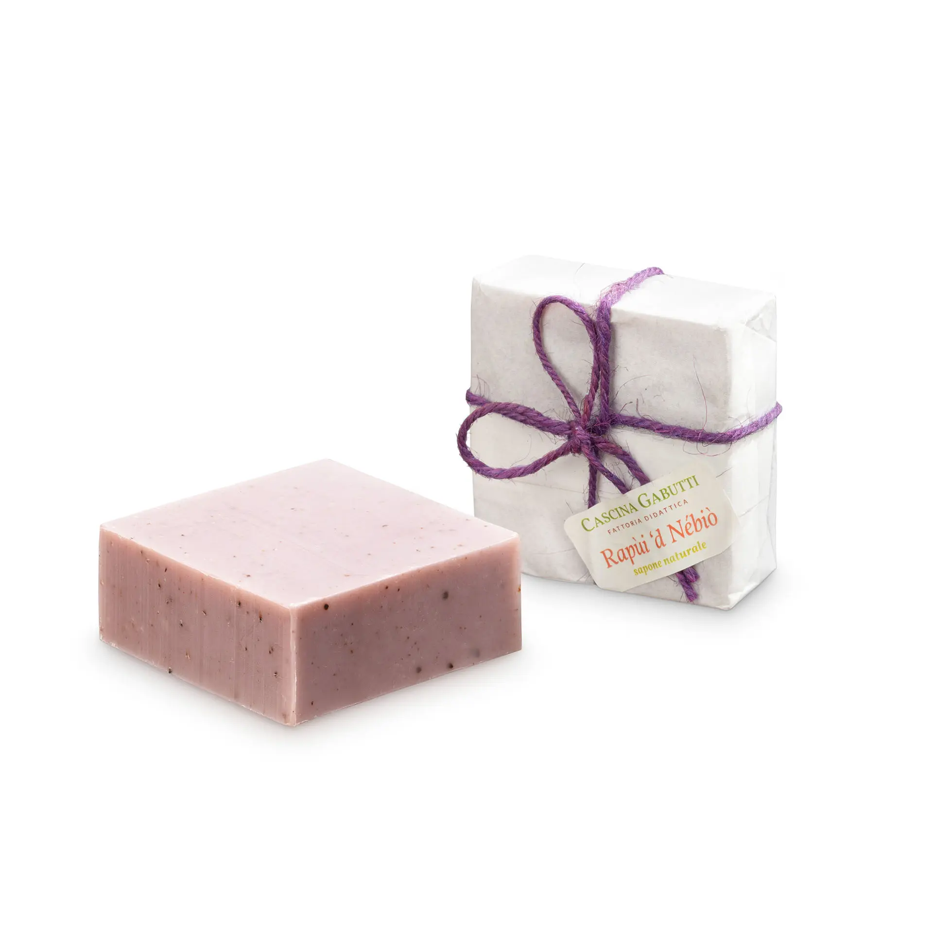 Sapone naturale all'uva nebbiolo Rapui 'd Nébiò (100g) - Cascina Gabutti