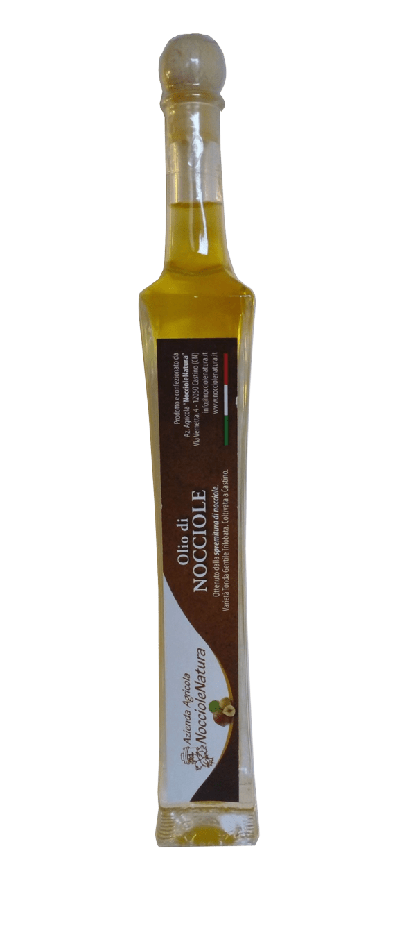 olio_nocciole_nocciolenatura Olio di nocciola Piemonte IGP delle Langhe tostata - NoccioleNatura