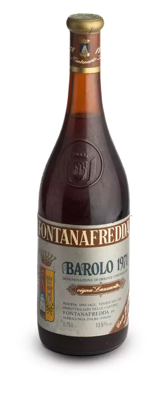 Barolo Lazzarito 1971 – Fontanafredda (bottle)