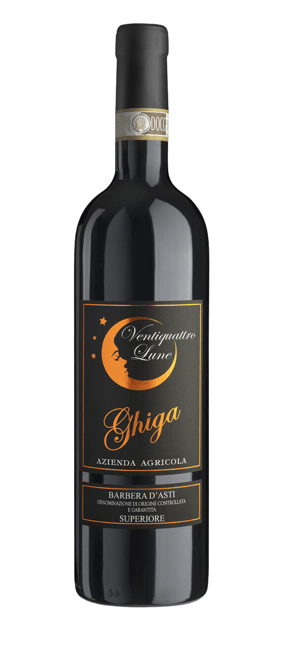 Barbera d’Asti DOCG Superiore Ventiquattro Lune - Ghiga (bottiglia)